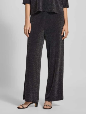 Spodnie materiałowe z efektem błyszczącym Christian Berg Woman