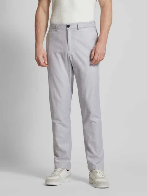 Spodnie materiałowe z efektem melanżu i wpuszczanymi kieszeniami JAKE*S STUDIO MEN