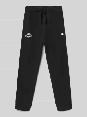 Spodnie materiałowe z elastycznym pasem Champion