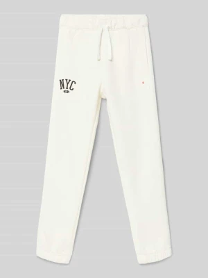 Spodnie materiałowe z elastycznym pasem Champion