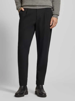 Spodnie materiałowe z elastycznym pasem CK Calvin Klein