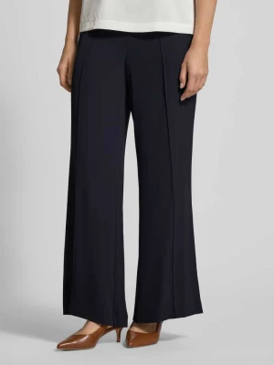 Spodnie materiałowe z elastycznym pasem comma