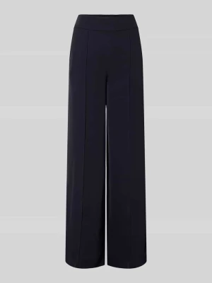 Spodnie materiałowe z elastycznym pasem comma