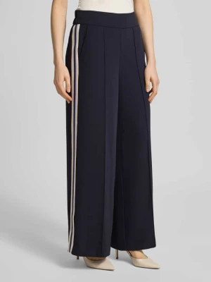 Spodnie materiałowe z elastycznym pasem comma