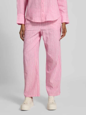 Spodnie materiałowe z elastycznym pasem Gina Tricot