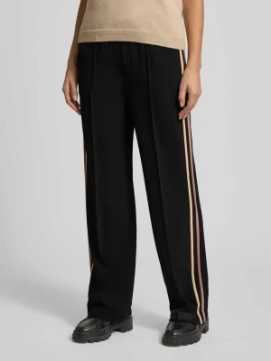 Spodnie materiałowe z elastycznym pasem Marc Cain