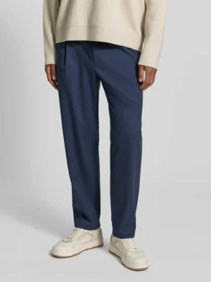 Spodnie materiałowe o kroju regular fit z elastycznym pasem MCNEAL