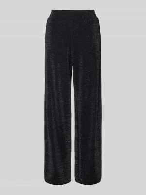 Spodnie materiałowe z elastycznym pasem milano italy