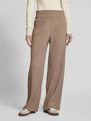 Spodnie materiałowe z elastycznym pasem model 'ALISA' YAS