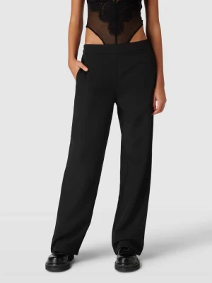 Spodnie materiałowe z elastycznym pasem model ‘BOSSY’ Pieces