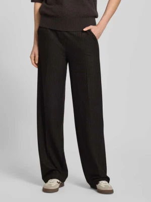 Spodnie materiałowe z elastycznym pasem model ‘EVA’ CAMBIO