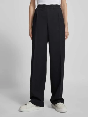 Spodnie materiałowe z elastycznym pasem model ‘GAROS’ HUGO