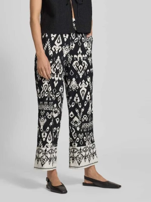 Spodnie materiałowe z elastycznym pasem model ‘JASMINA’ b.Young