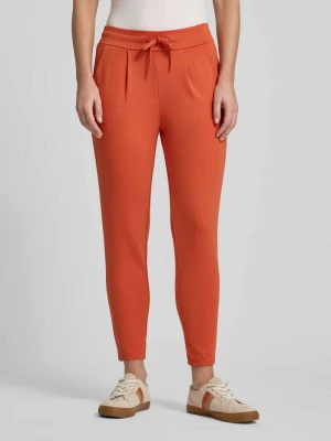 Spodnie materiałowe z elastycznym pasem model ‘KATE’ Ichi