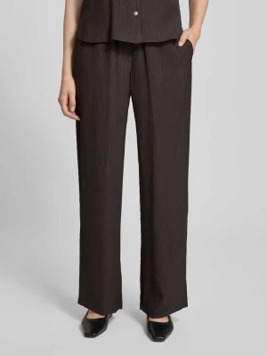 Spodnie materiałowe z elastycznym pasem model ‘Marou’ Opus