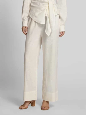 Spodnie materiałowe z elastycznym pasem model ‘MATHILDA’ GUIDO MARIA KRETSCHMER WOMAN