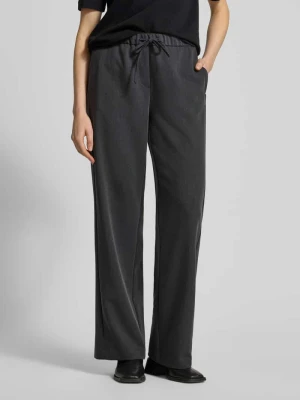 Spodnie materiałowe z elastycznym pasem model ‘Melane’ Opus
