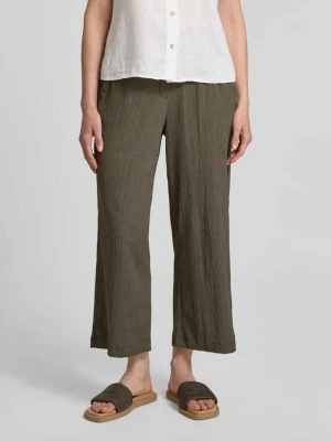 Spodnie materiałowe z elastycznym pasem model ‘Mileni’ Opus