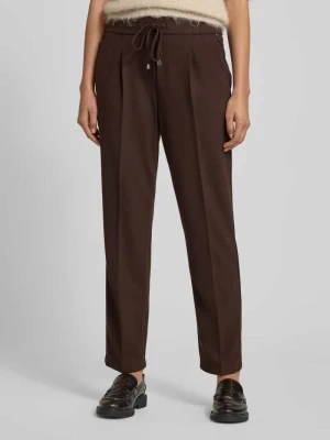 Spodnie materiałowe z elastycznym pasem model ‘Myriel’ STEHMANN