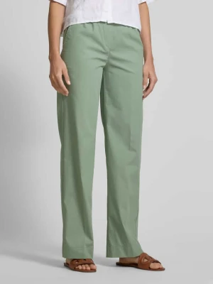 Spodnie materiałowe z elastycznym pasem model ‘Pia’ TONI