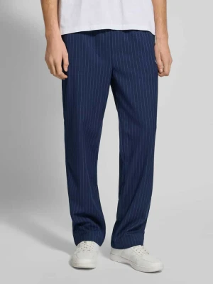 Spodnie materiałowe z elastycznym pasem model ‘Pikal’ Pegador