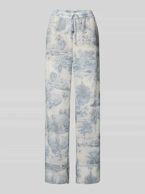 Spodnie materiałowe z elastycznym pasem model 'VIOLETTA' SEDUCTIVE