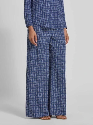 Spodnie materiałowe z elastycznym pasem model ‘ZIAKASH’ Lauren Ralph Lauren