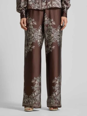 Spodnie materiałowe z elastycznym pasem NEO NOIR