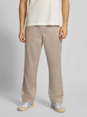 Spodnie materiałowe z elastycznym pasem Pegador