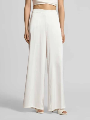 Spodnie materiałowe z elastycznym pasem V by Vera Mont