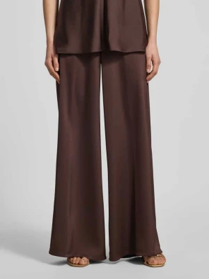 Spodnie materiałowe z elastycznym pasem V by Vera Mont