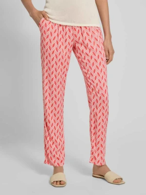 Spodnie materiałowe z elastycznym pasem ZABAIONE