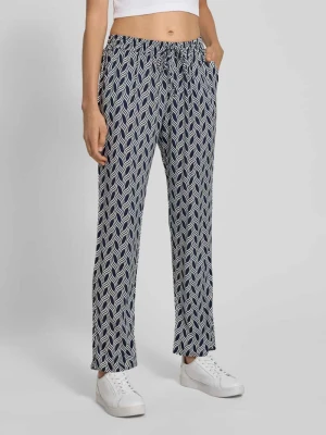 Spodnie materiałowe z elastycznym pasem ZABAIONE