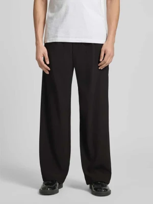 Spodnie materiałowe z elastycznym paskiem z logo i kieszeniami z tyłu ANOTHER COTTON LAB