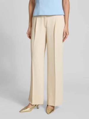 Spodnie materiałowe z kantem V by Vera Mont