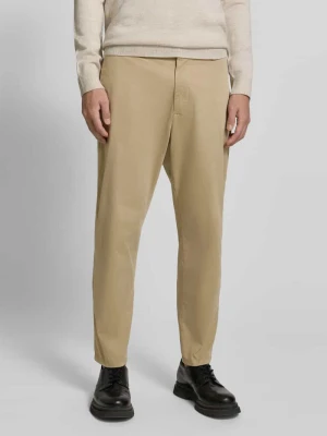 Spodnie materiałowe z kieszeniami z tyłu casual friday