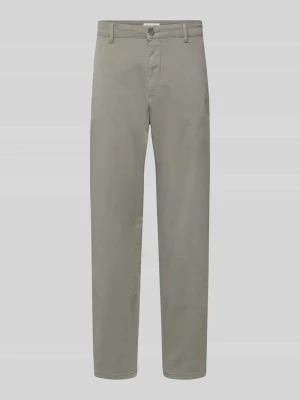 Spodnie materiałowe z kieszeniami z tyłu casual friday