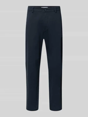 Spodnie materiałowe z kieszeniami z tyłu casual friday