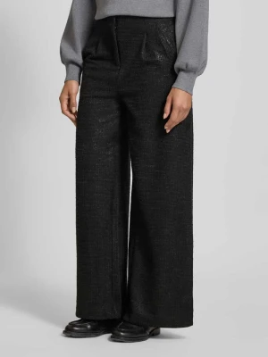 Spodnie materiałowe z kieszeniami z tyłu model ‘KATE’ Ichi