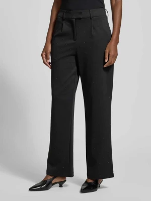 Spodnie materiałowe z kieszeniami z tyłu model ‘KATE’ Ichi