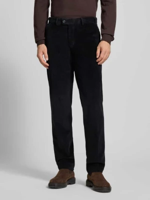 Spodnie materiałowe z kieszeniami z tyłu model ‘PARMA’ hiltl