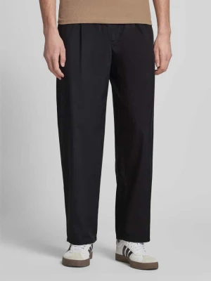 Spodnie materiałowe z kieszeniami z tyłu REVIEW