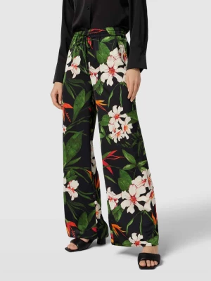 Spodnie materiałowe z kwiatowym wzorem na całej powierzchni Lauren Ralph Lauren