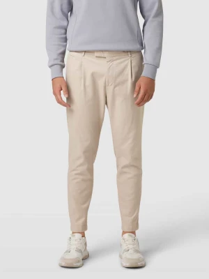 Spodnie materiałowe z lamowaną kieszenią model ‘Sapo’ CINQUE