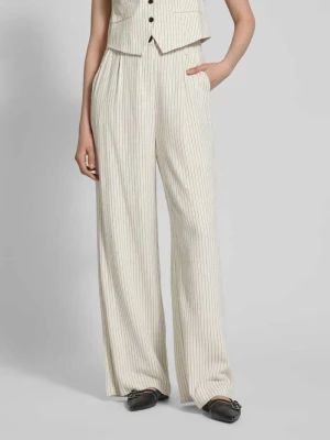 Spodnie materiałowe z lamowanymi kieszeniami model ‘Tyler’ LOLLYS LAUNDRY