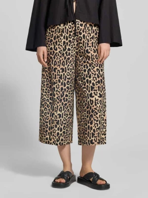 Spodnie materiałowe z mieszanka wiskozy we wzór na całej powierzchni model 'PRISILLA' Vila