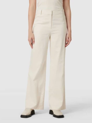 Spodnie materiałowe z mieszanki bawełny z dodatkiem lnu Jake*s Collection