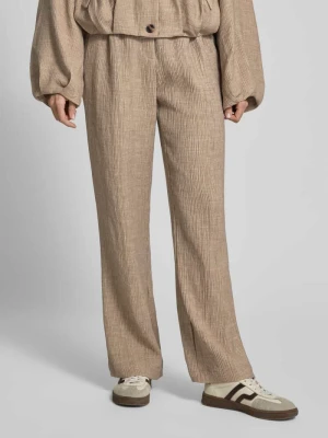 Spodnie materiałowe z mieszanki wiskozy z elastycznym pasem YAS