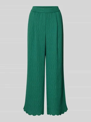 Spodnie materiałowe z mieszanki wiskozy z falistym brzegiem JAKE*S STUDIO WOMAN