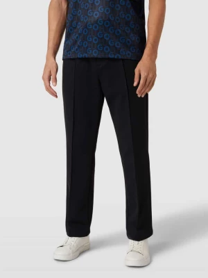 Spodnie materiałowe z ozdobnymi szwami model ‘Rick’ HUGO